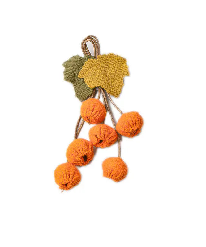 Fashion Orange Fabric Art Fruit Brooches Ada Fashion