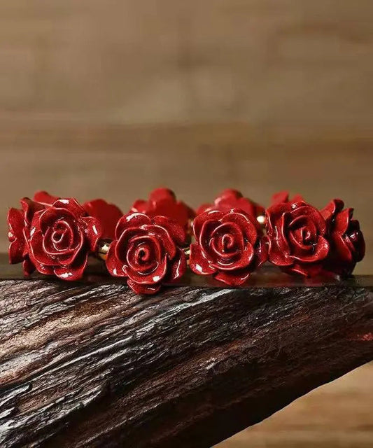 Fashion Red Rose Angelica Polymorpha Maxim Bangle Ada Fashion