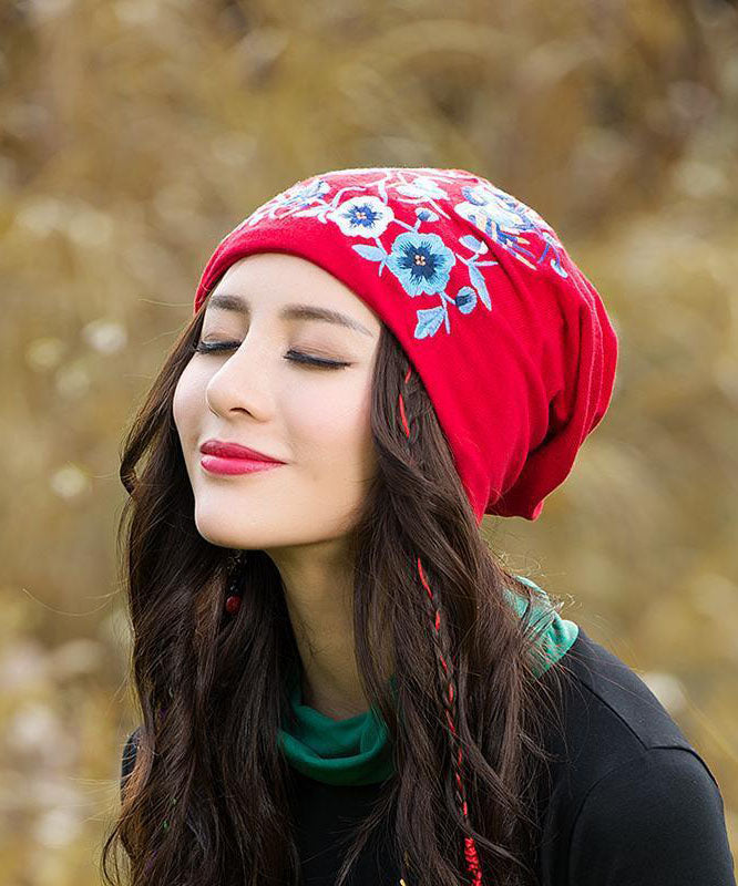 Fashion Embroideried Cotton Bonnie Hat - fabuloryshop