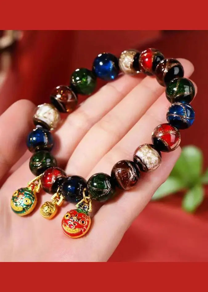 Gufa Wulu Wealth God Duobao Fragrant Grey Glaze Handstring Ada Fashion