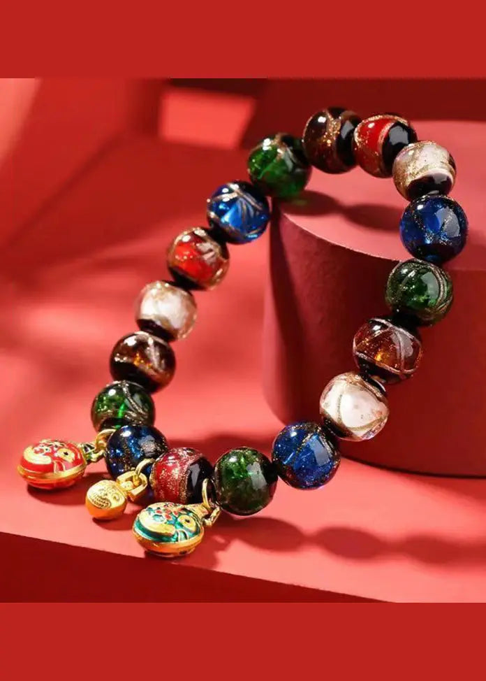 Gufa Wulu Wealth God Duobao Fragrant Grey Glaze Handstring Ada Fashion