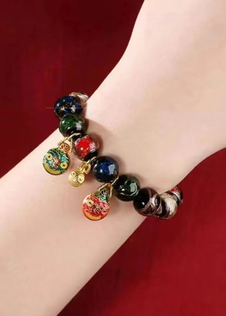 Gufa Wulu Wealth God Duobao Fragrant Grey Glaze Handstring Ada Fashion