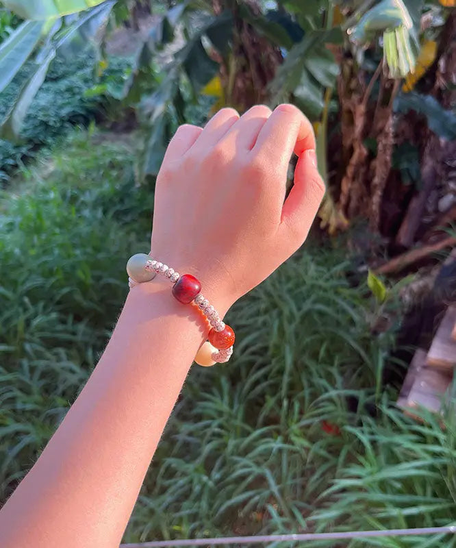 Handmade Beading Bodhi Rat Tassel Chain Bracelet Ada Fashion