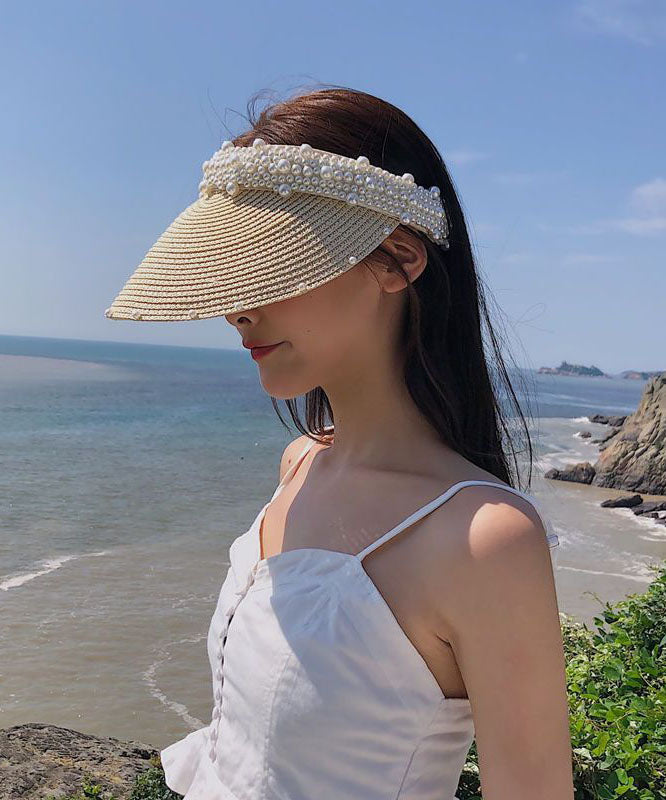 Fashion Pearl Sun Hat