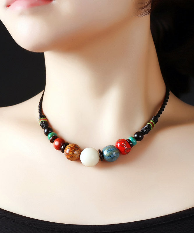 Fashion Pearl Coloured Glaze Cozy Necklace - fabuloryshop