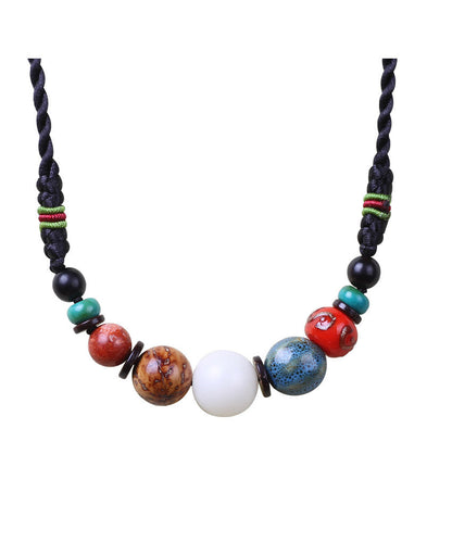 Fashion Pearl Coloured Glaze Cozy Necklace - fabuloryshop