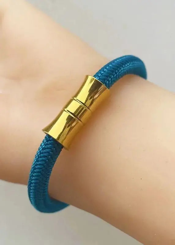 Handwoven Wine Red Good Luck Bracelet Ada Fashion