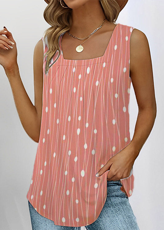 Large Size Summer Polka Dot Vest For Women LY3891 - fabuloryshop