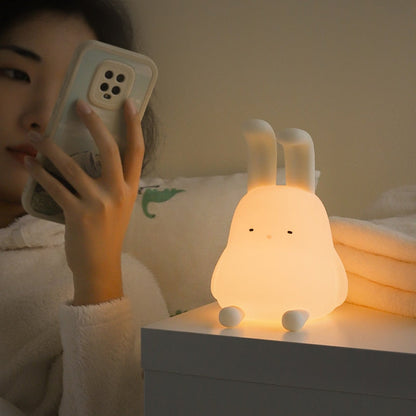 Folded Ear Rabbit Sleeping Lamp LY4195 - fabuloryshop