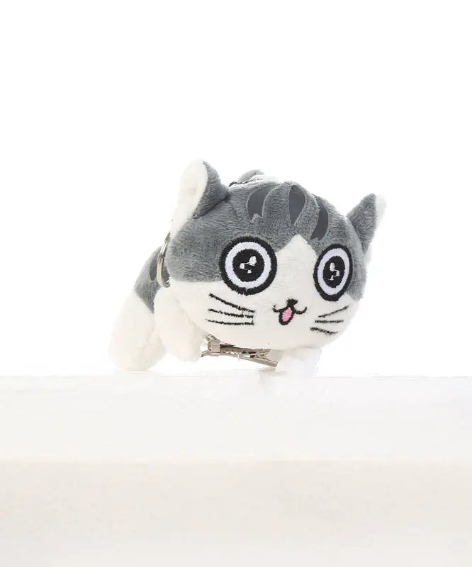 Lovely Light Grey Alloy Chain Smiling Face Little Cats Brooches Ada Fashion
