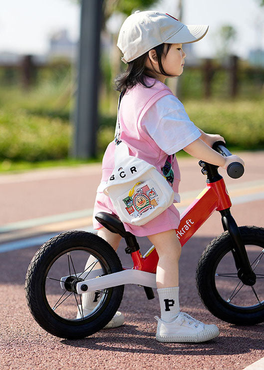 Modern Pink O Neck Patchwork Cotton Baby Girls Sport Suit Two Pieces Summer LY5474 - fabuloryshop