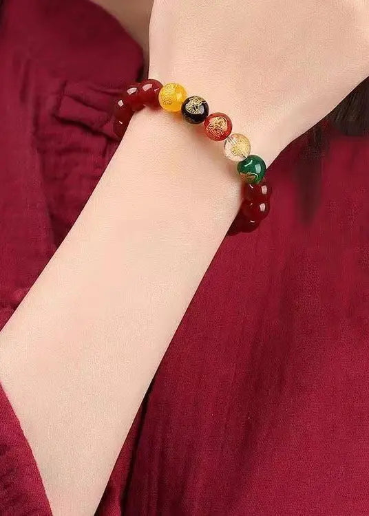 Natural Cinnabar Wealth Attracting Bracelet Ada Fashion