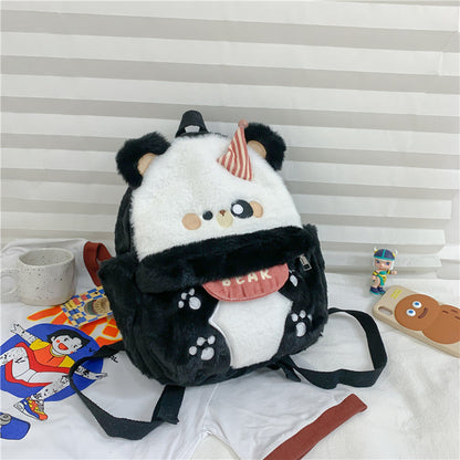 Cute Brown Bear Plush Backpack LY4173 - fabuloryshop