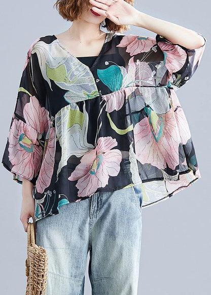 Organic Petal Sleeve tunic tops - fabuloryshop