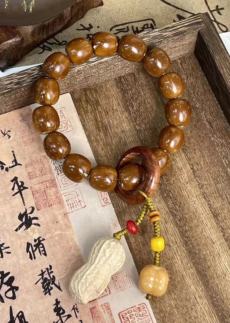Original Design Fortune Seeking Bodhi Peanut Bracelet Ada Fashion