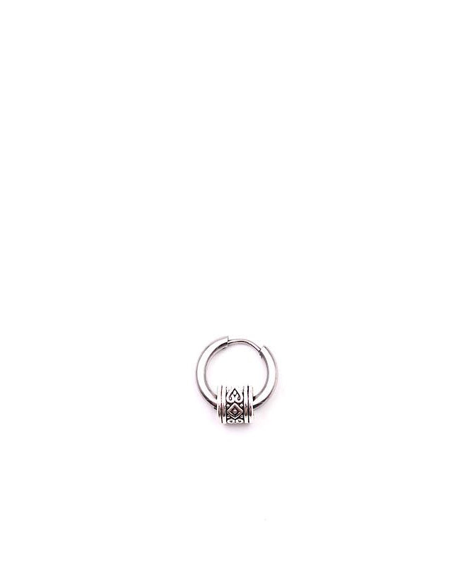 Simple Silk Stainless Steel Print Hoop Earrings LY2262 - fabuloryshop