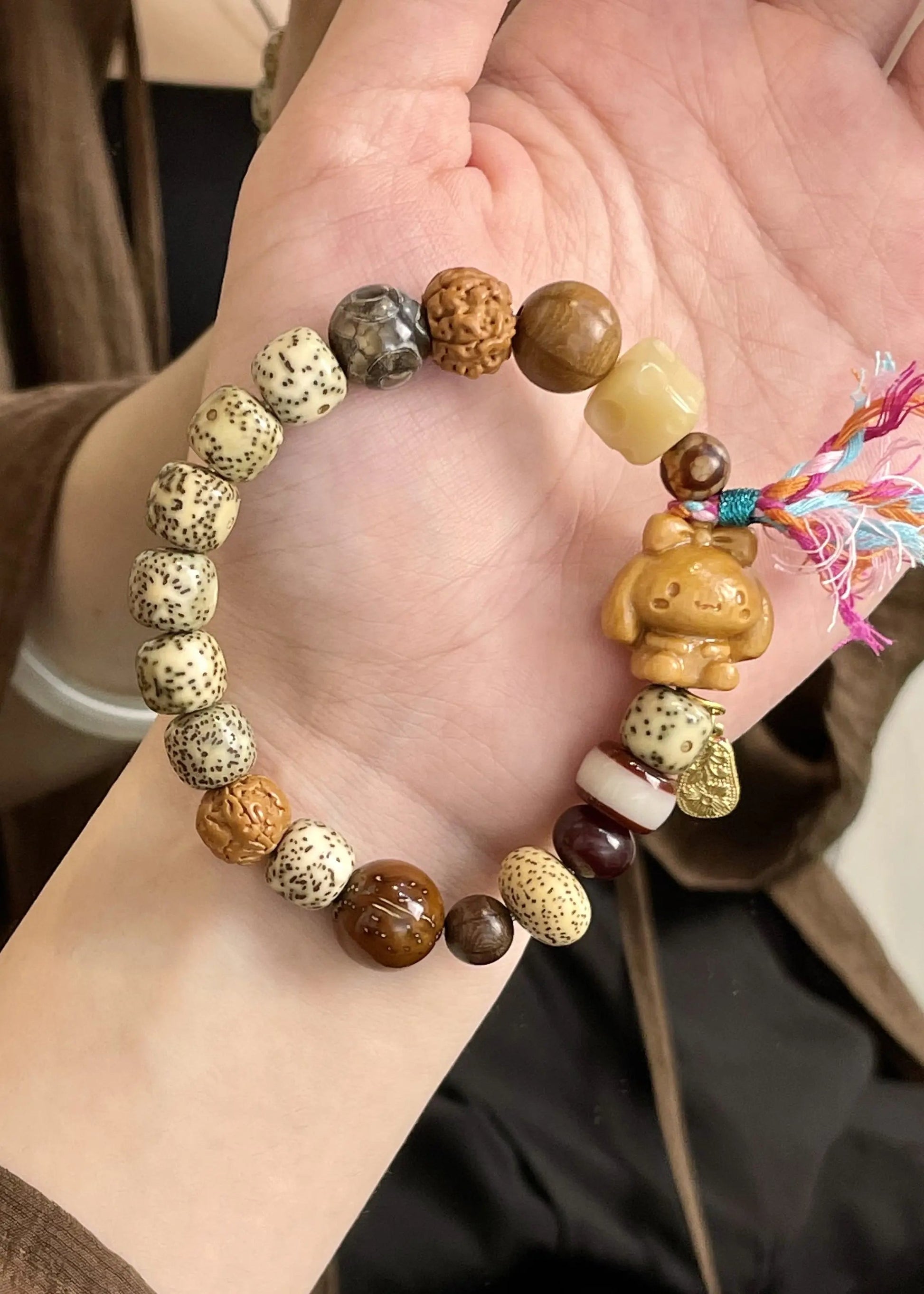 Star Moon Bodhi Duobao Guofeng Buddha Bead Handstring Ada Fashion