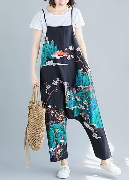 Casual Printed Wide-Leg Jumpsuit - fabuloryshop