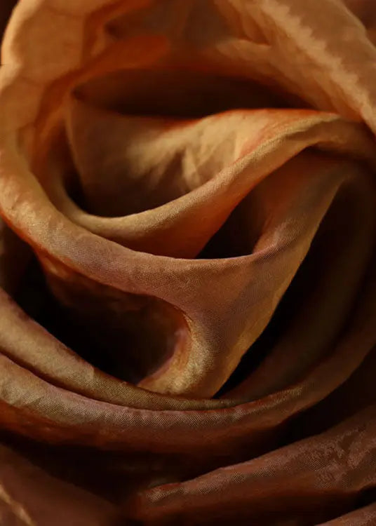 Vintage Coffee Chinese Button Embroideried Tulle Blouses Long sleeve Ada Fashion