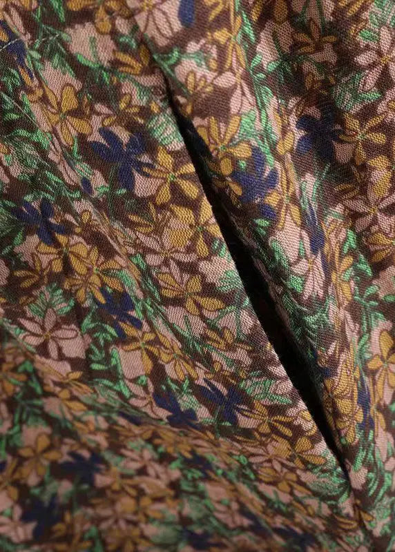 Vintage Flower Knitted Lace Drawstring Splice Fake Two Piece Dress Autumn Ada Fashion