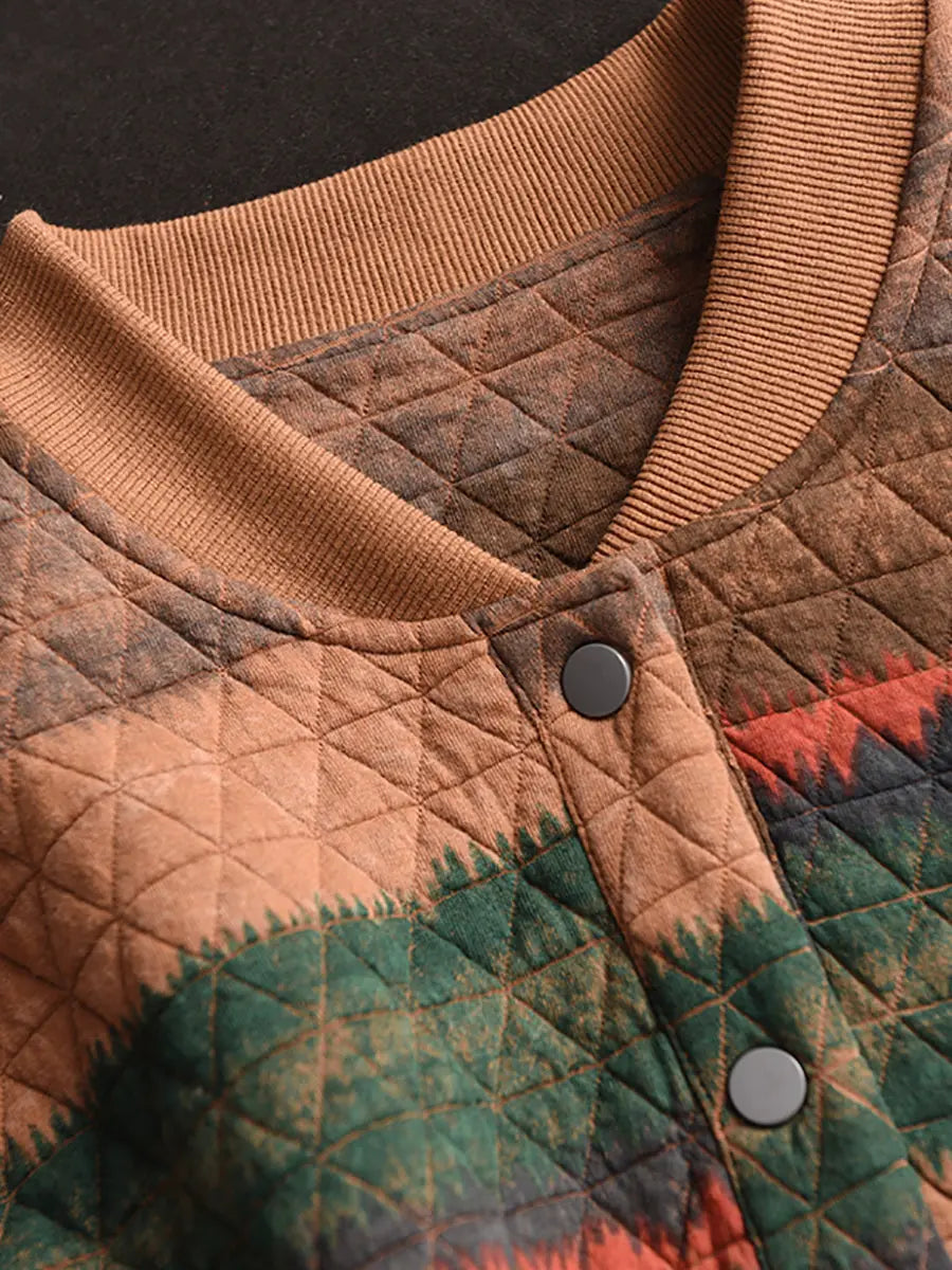 Women Casual Spring Colorblock Loose Coat Ada Fashion