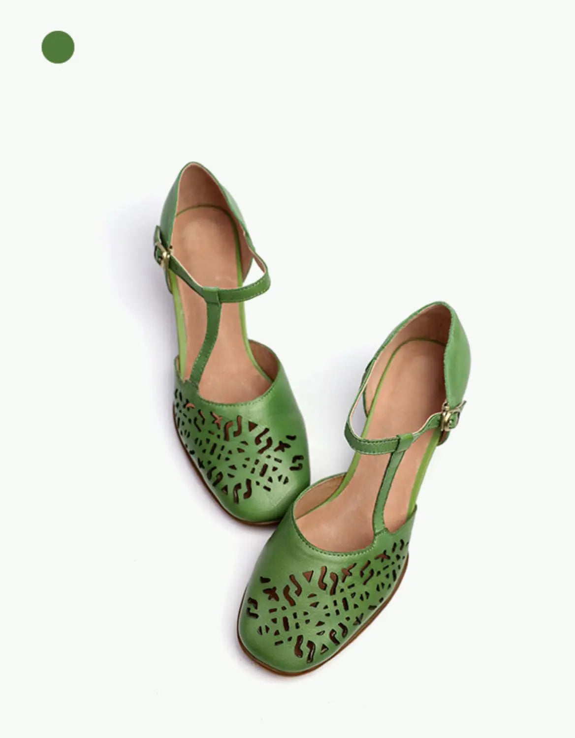 Women's Ankle-strap Vintage Chunky Shoes Ada Fashion