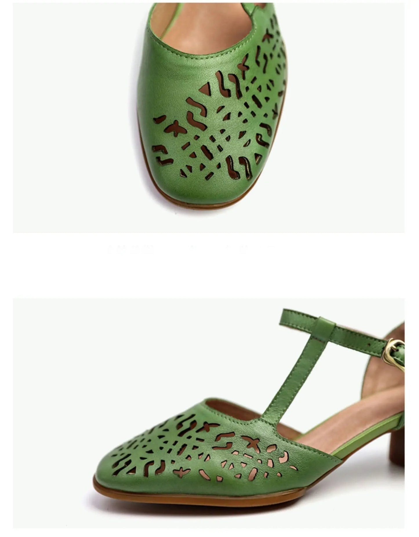 Women's Ankle-strap Vintage Chunky Shoes Ada Fashion