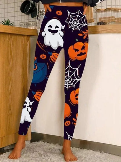 Tight Casual Halloween Leggings  QS95 - fabuloryshop