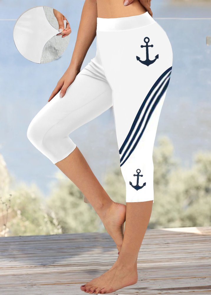 Anchor Tight Knitted Casual Leggings  QN92 - fabuloryshop