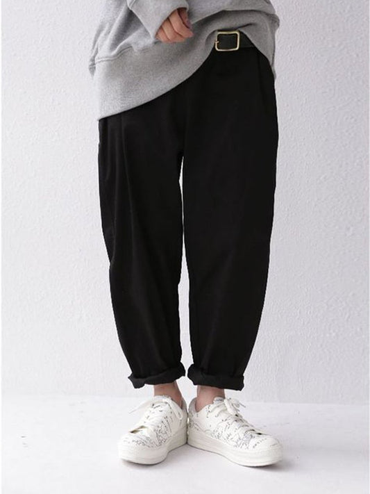 Cocoon Cotton-Blend Casual Pants  QS94 - fabuloryshop