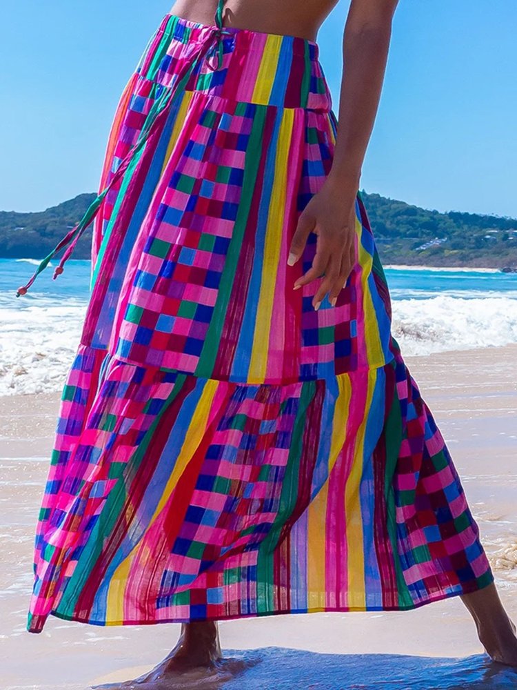 Valencia Carnivale Maxi Skirt  QS99 - fabuloryshop